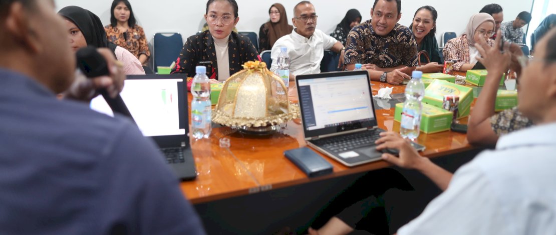 Dinas Komunikasi dan Informatika (Kominfo) Kota Makassar menggelar rapat bersama Pejabat Pengelola Informasi dan Dokumentasi (PPID) OPD Kota Makassar. 