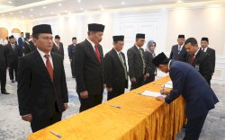 Dilantik Menag Nasaruddin Umar, Ali Yafid Gantikan Muh Tonang Jabat Kakanwil Kemenag Sulsel