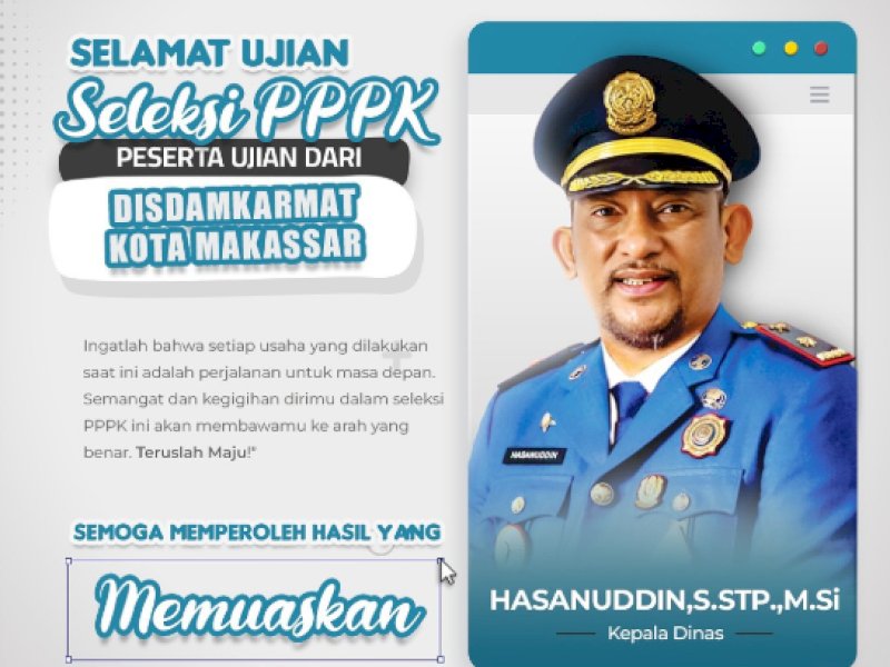 Kadis Damkarmat Makassar Berikan Motivasi kepada Peserta Seleksi PPPK