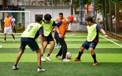 Awali Tahun 2025, Pj Gubernur Sulsel Prof Zudan Bangun Silaturahmi dengan Jurnalis Lewat Fun Futsal