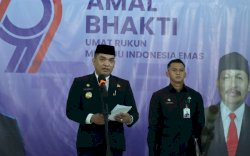 Pj Bupati Takalar Irup pada Upacara Peringatan Hari Amal Bakti ke-79 Kementrian Agama
