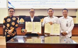 Pemprov Sulsel - Perum Bulog Teken MoU Pinjam Pakai Lahan Pembangunan Lumbung Pangan