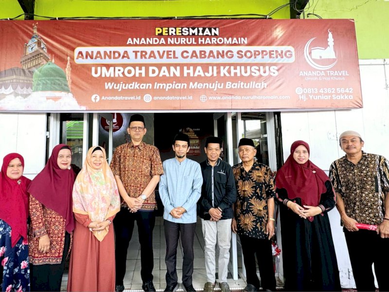 Cabang Ke-6 di Sulsel, Travel Ananda Nurul Haromain Kini Hadir di Soppeng