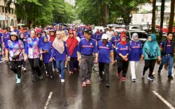 Jalan Sehat, Pj Gubernur Sulsel Prof Zudan  Banjir Ucapan Selamat dan Terima Kasih