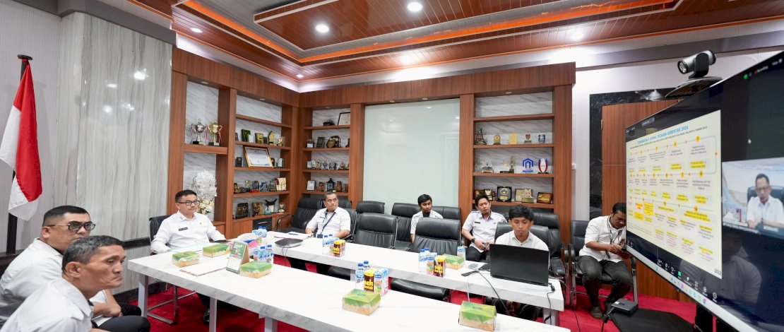 Rapat Penataan Non ASN yang diikuti Sekretaris Daerah Provinsi Sulsel Jufri Rahman secara virtual, Rabu, 8 Januari 2025. Rapat Penataan Non ASN yang diikuti Sekretaris Daerah Provinsi Sulsel Jufri Rahman secara virtual, Rabu, 8 Januari 2025.