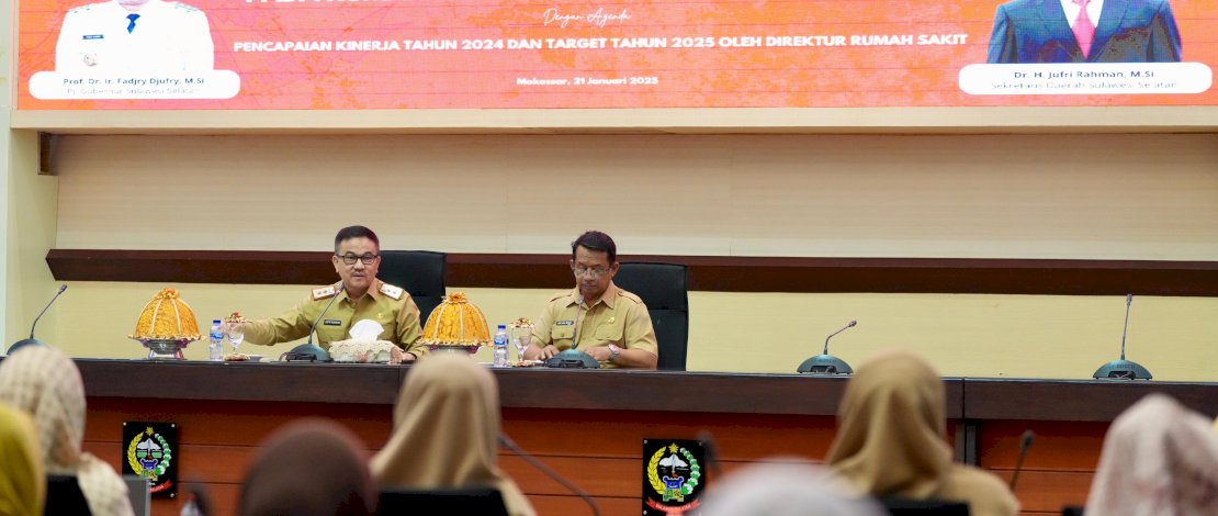 Monev Delapan Rumah Sakit Milik Pemprov Sulsel, Jufri Rahman Minta Target Ditetapkan Berdasarkan Kinerja Tahun Lalu