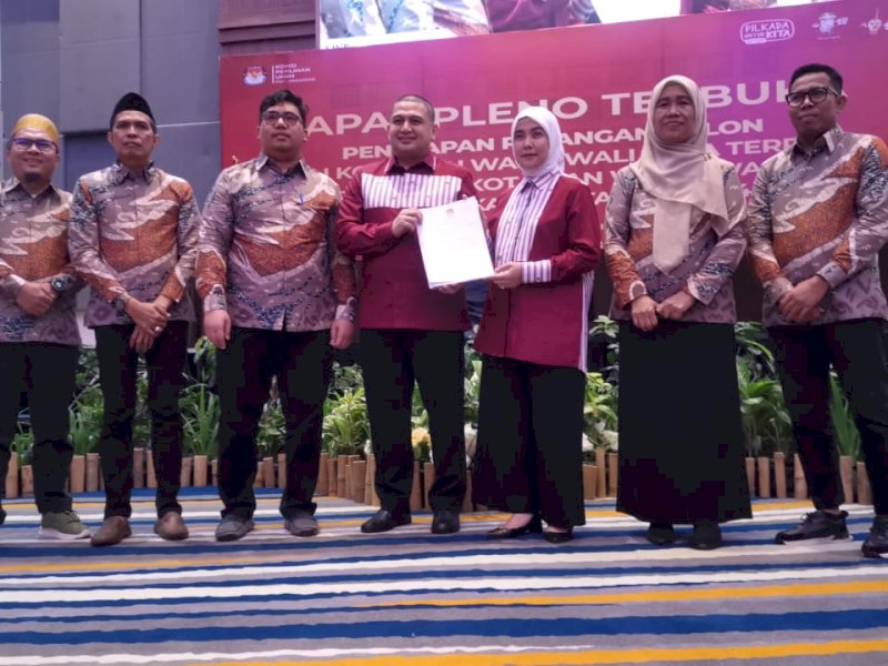 Sah! Munafri-Aliyah Ditetapkan Sebagai Wali Kota dan Wakil Wali Kota Makassar