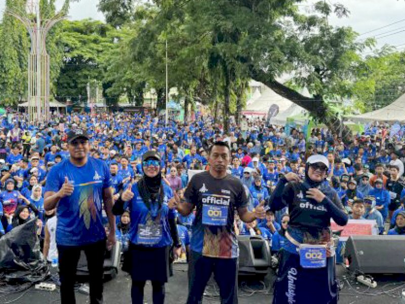 Rappang Run 2025 Meriahkan HUT ke-681 Sidrap, Diikuti 2.100 Peserta