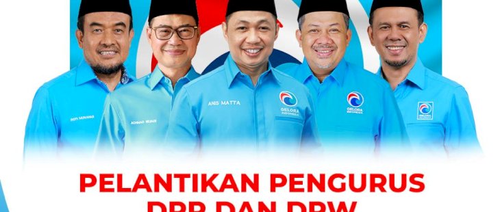 Partai Gelora Gelar Pelantikan Pengurus DPP, DPW Periode 2024-2029 dan Pengucapan Janji Jabatan Anggota Legislatif Secara Serentak