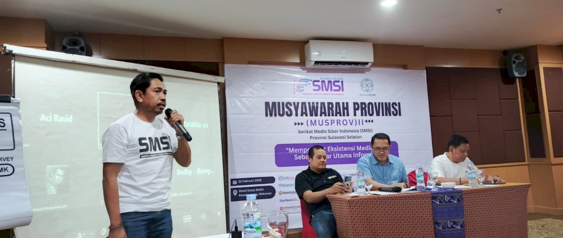 Ilham Husain Terpilih Aklamasi sebagai Ketua SMSI Sulsel 2025 - 2030 Ilham Husain Terpilih Aklamasi sebagai Ketua SMSI Sulsel 2025 - 2030