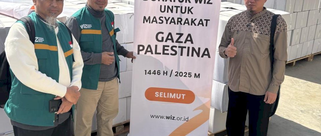 Wahdah Inspirasi Zakat (WIZ) bersama KITA Palestina tiba di Mesir dalam rangka menyalurkan bantuan kemanusiaan untuk rakyat Gaza.