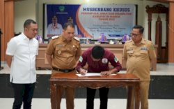 Hari Pertama Bertugas, Wakil Bupati Maros Muetazim Mansyur Hadiri Musrenbang Perempuan, Anak, dan Disabilitas