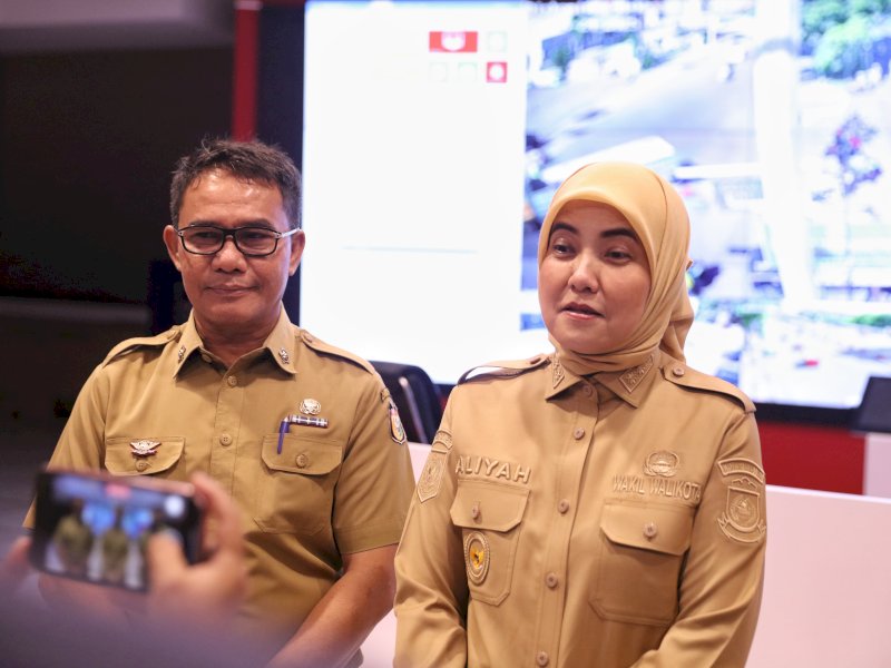 Irwan Adnan Sambut Wawali Aliyah Mustika Ilham Tugas Perdana di Balaikota Makassar