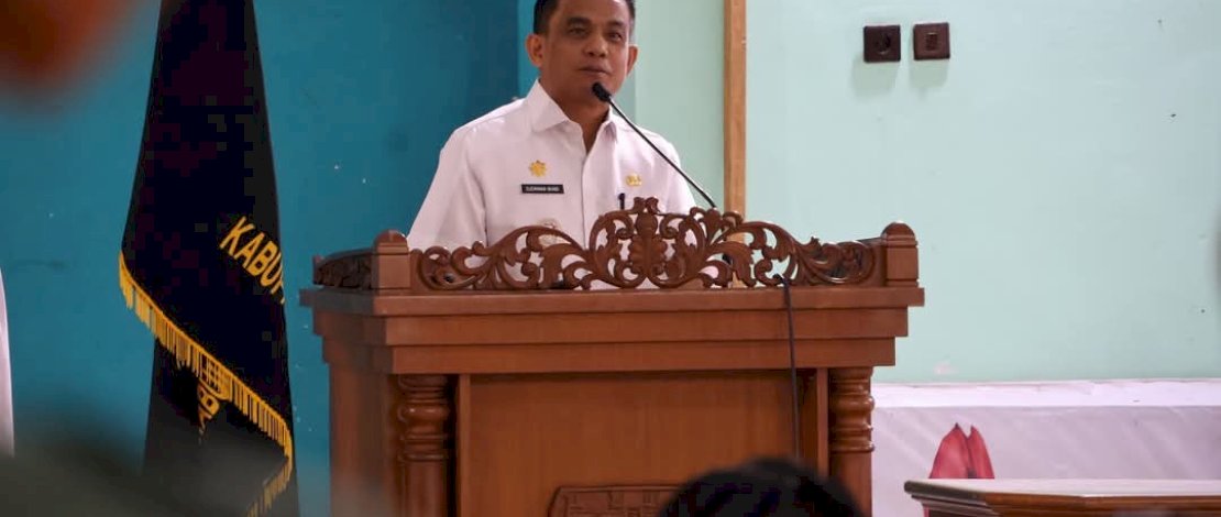 Wabup Pinrang Pimpin Rapat Koordinasi Optimalisasi Pengadaan Beras dan Gabah