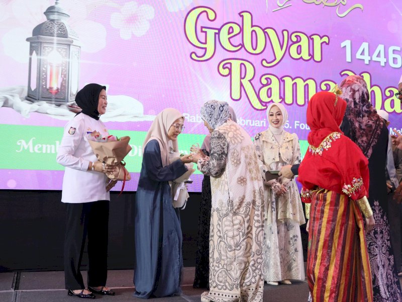 Melinda Aksa Hadiri Gebyar Ramadan, Ajak Warga Makassar Sambut Bulan Suci dengan Hati Bersih