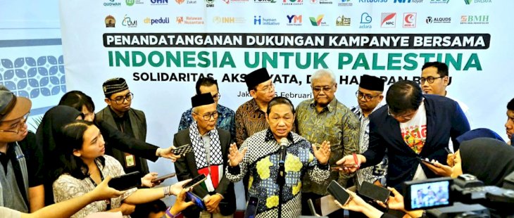 Jelang Ramadan, Wamenlu RI  Luncurkan Penggalangan Dana untuk Palestina,  Targetkan Terkumpul Tiga Triliun