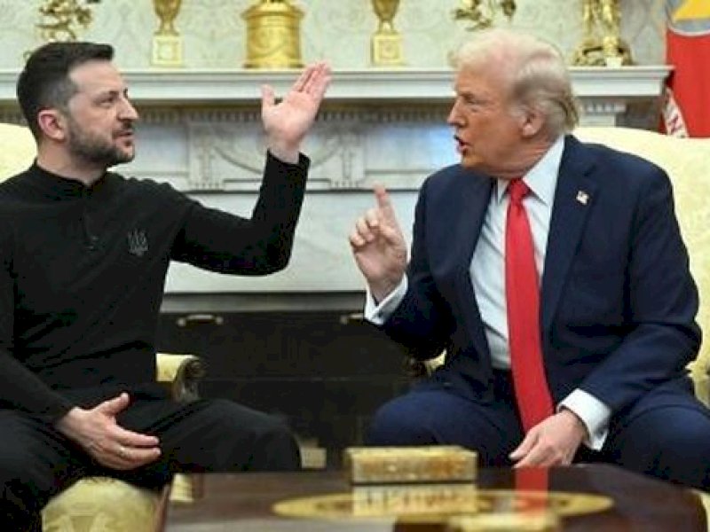 Trump dan Zelensky Berkelahi: Kesepakatan Mineral Gagal dan Keamanan Ukraina Terancam 