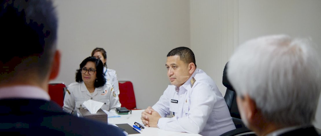 Wali Kota Makassar, Munafri Arifuddin, menerima audiensi dari Lembaga Pelatihan Kerja (LPK) Macca Inspirasi Nusantara bersama perwakilan dua perusahaan Jepang di bidang logistik, Asia Sustainable Business Cooperative dan Transport Kono Co Ltd.
