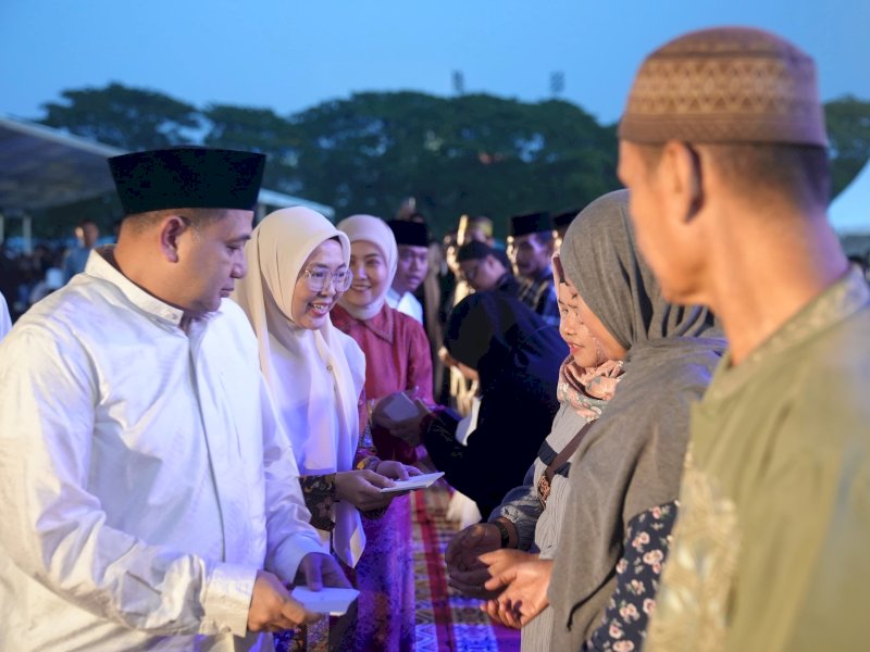 Digelar Pemkot Makassar, Melinda Aksa Hadiri Buka Bersama Anak Panti Asuhan dan BKMT