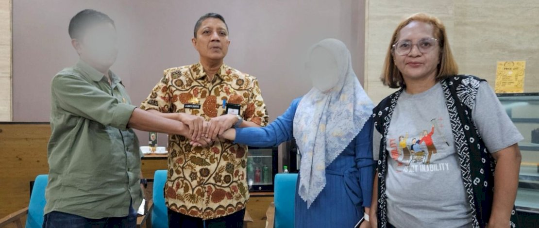 Anggota DPRD Kota Makassar inisial AM dan seorang guru berinisial IMS bersepakat berdamai setelah terlibat perseteruan pribadi.