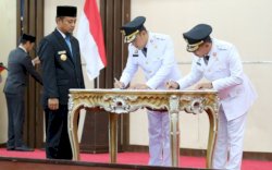 Gubernur Sulsel Lantik Paris Yasir – Islam Iskandar sebagai Bupati dan Wakil Bupati Jeneponto Periode 2025-2030