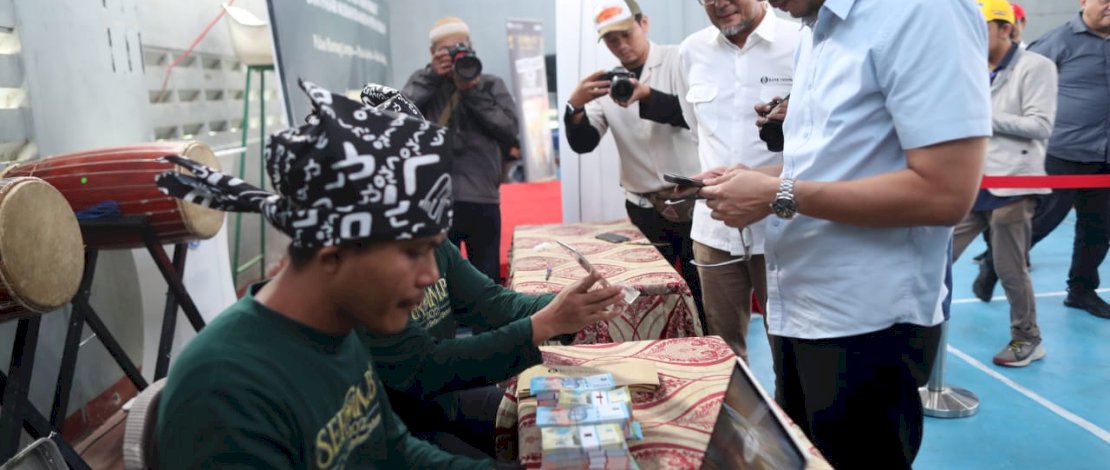 Serambi Pinisi (Semarak Rupiah Ramadan dan Berkah Idul Fitri 2025), di Pulau Lae-lae, Minggu, 23 Maret 2025.