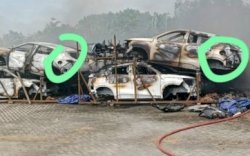 Tumpukan Mobil Chery Terbakar di Bekasi, Perusahaan Klaim Bukan Kendaraan Listrik