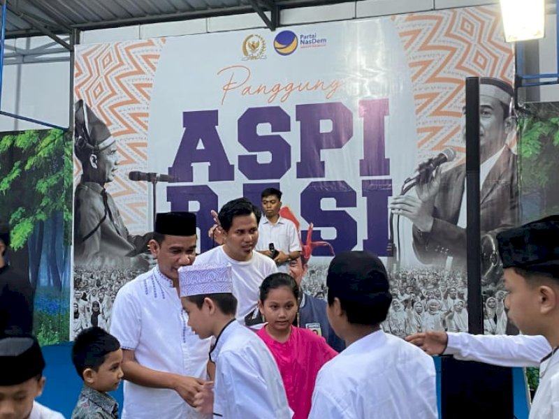Anggota Komisi III DPR RI Rudianto Lallo Berbagi Kebahagian dengan Ratusan Anak Panti Asuhan 