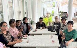 Silaturahmi, Pengurus PGI Temui Wagub Sulsel Fatmawati Rusdi