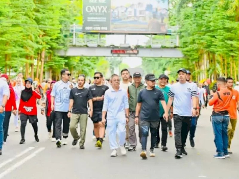 CFD Perdana Pasca Lebaran, Dirut PDAM Makassar Hadiri Ajang Silaturahmi dan Semangat Hidup Sehat Warga Kota
