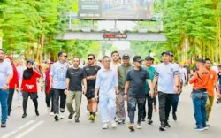 CFD Perdana Pasca Lebaran, Dirut PDAM Makassar Hadiri Ajang Silaturahmi dan Semangat Hidup Sehat Warga Kota