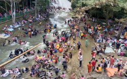 TWA Bantimurung Diserbu 6.000 Wisatawan, Polres Maros Tingkatkan Pengamanan Libur Lebaran