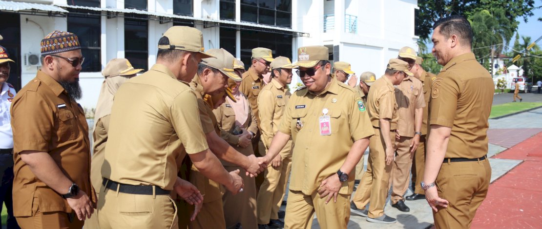 Pimpin Apel Gabungan Pasca Libur Idulfitri, Bupati Takalar  Tekankan Disiplin dan Perubahan Pola Pikir