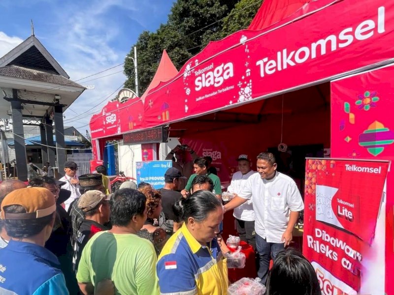 Telkomsel Regional Sulawesi Catat Kenaikan Trafik Broadband 18,2 Persen Selama Ramadan - Idulfitri 1446 H