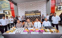Dalam Dua Bulan, Satresnarkoba Polrestabes Makassar Amankan 90 Pelaku Narkoba, Barang Bukti 8 Kilogram Sabu