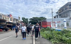 Tahun Baru, Bupati Maros Berolahraga Sambil Dengarkan Aspirasi Warga