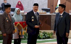 Hadiri LKPJ 2024, Bupati Pinrang Terima Rekomendasi DPRD