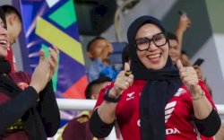 Bupati Barru Andi Ina Kartika Sari Dukung Langsung PSM Makassar di Semifinal ASEAN Club Championship