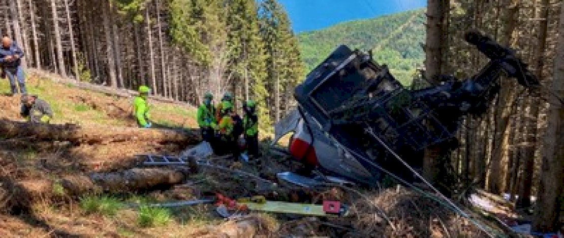 Kereta Gantung di Italia Jatuh, 4 Orang Tewas 