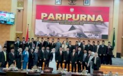 DPRD Makassar Gelar Rapat Paripurna Penetapan Wali Kota dan Wakil Wali Kota Terpilih Periode 2025-2030