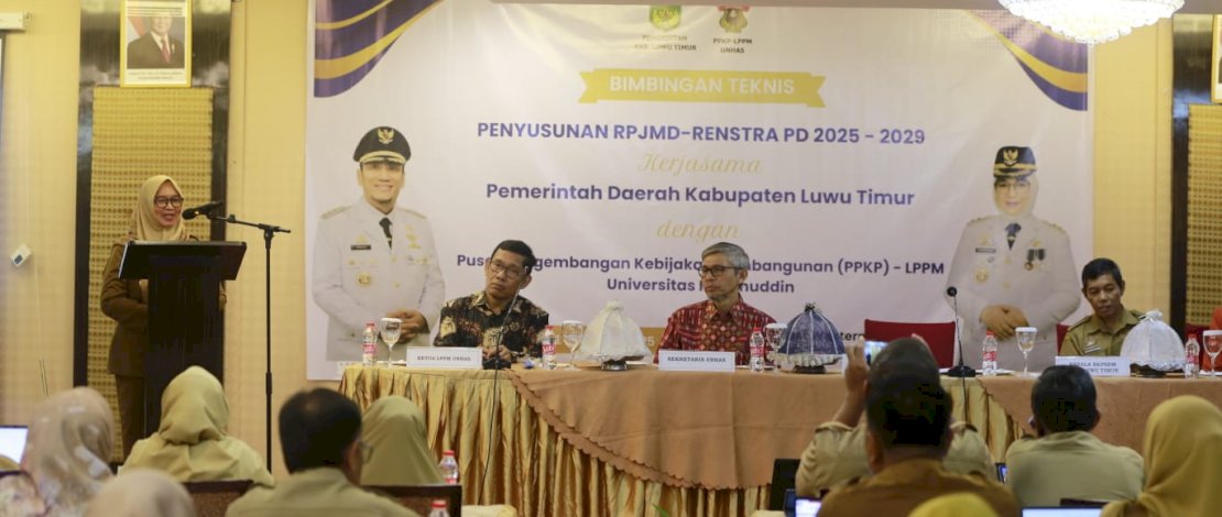 Bimbingan Teknis Penyusunan Rencana Strategis bagi seluruh Organisasi Perangkat Daerah lingkup Pemerintah Kabupaten Luwu Timur, di Hotel Best Western, Makassar, Senin, 21 April 2025. Bimbingan Teknis Penyusunan Rencana Strategis bagi seluruh Organisasi Perangkat Daerah lingkup Pemerintah Kabupaten Luwu Timur, di Hotel Best Western, Makassar, Senin, 21 April 2025.