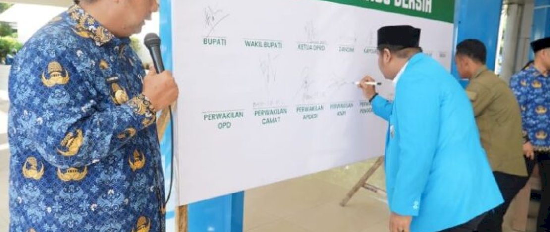 Maros Canangkan “Gerakan Maros Bersih”, Langkah Nyata Menuju Lingkungan Sehat dan Berkelanjutan