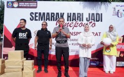 Inspektorat Daerah Jeneponto Gandeng Dharma Wanita Persatuan Gelar Senam Sehat dan Donor Darah