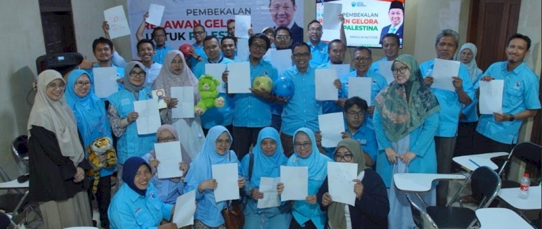 Dukung Rencana Prabowo, Partai Gelora Siapkan Relawan Gelora untuk Palestina