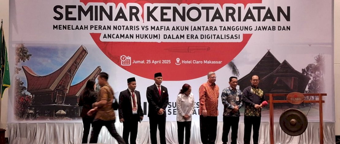 Ikatan Notaris Indonesia melaksanakan seminar kenotarisan, pada Jumat, 25 April 2025.