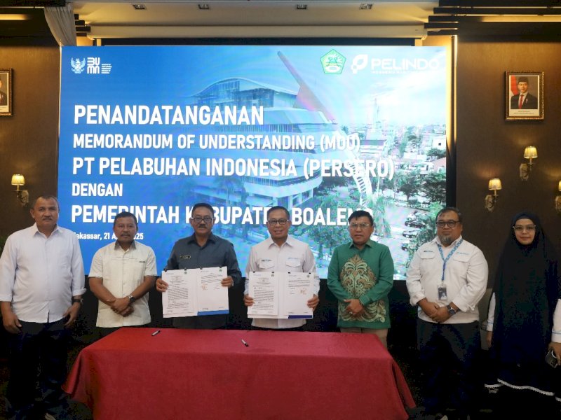 Perkuat Konektivitas Maritim, Pelindo dan Pemkab Boalemo Teken MoU Pengembangan Pelabuhan 