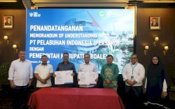 Perkuat Konektivitas Maritim, Pelindo dan Pemkab Boalemo Teken MoU Pengembangan Pelabuhan 