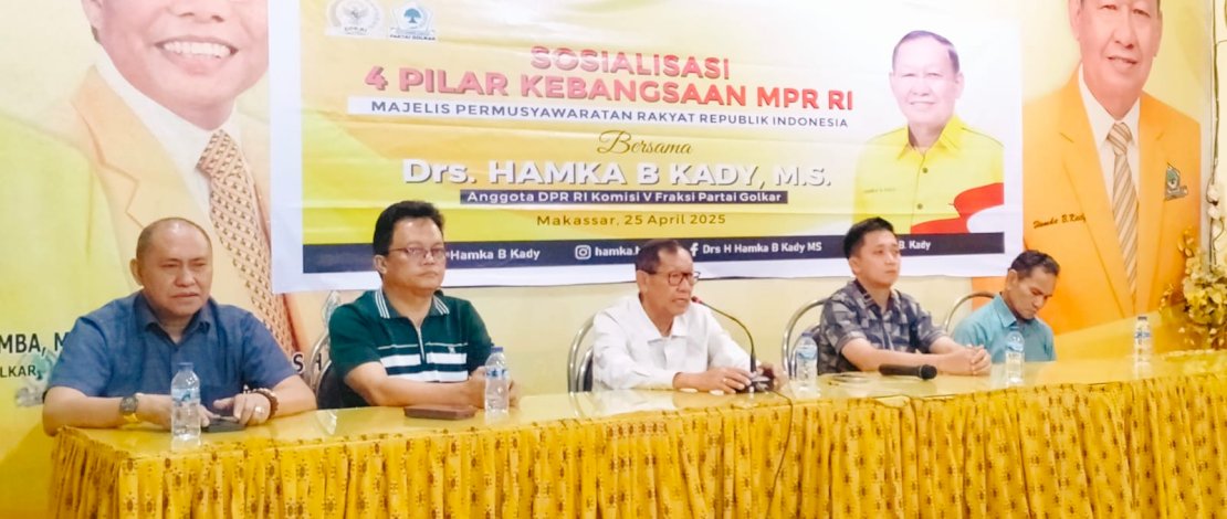 Sosialisasi Empat Pilar Kebangsaan yang digelar di Kota Makassar, Sulsel, Jumat, 25 April 2025. Sosialisasi Empat Pilar Kebangsaan yang digelar di Kota Makassar, Sulsel, Jumat, 25 April 2025.