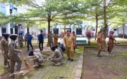 Wujudkan Program Unggulan Takalar ke-7, Bupati Takalar Instruksikan Penataan Halaman Tengah Kantor Bupati