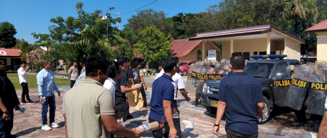 Polres Jeneponto Gelar Latihan Dalmas Rutin Jelang May Day
